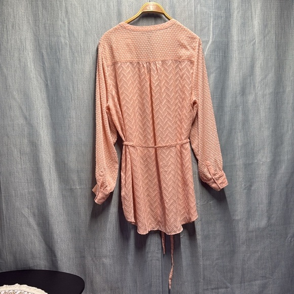 🏴 Women's Pink Button-Up blouse size 18 - Picture 6 of 6